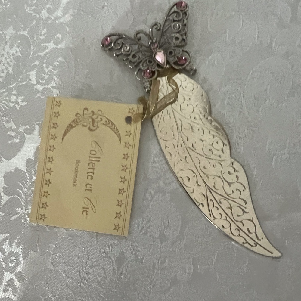 Gold Nad Enamel Bookmark